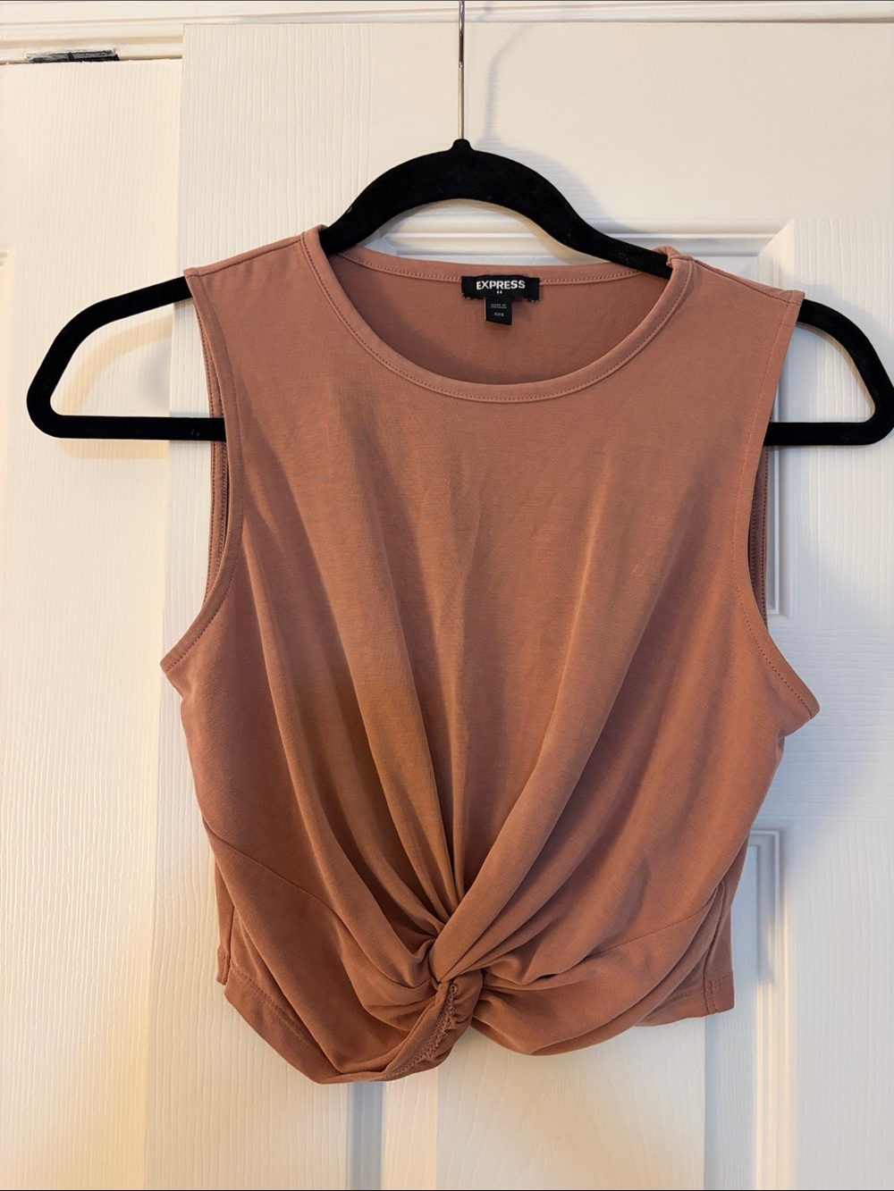 Express Mauve Twist-Knot Sleeveless Tank